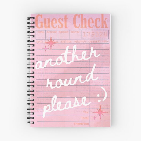 Item preview, Guest Check - Another Round Please designed and sold by bowsbotanicals.