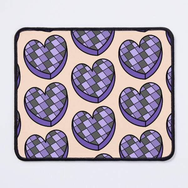 Item preview, Halloween Themed Heart Shaped Candy with Checkered Pattern Purple designed and sold by MrsCreative1.