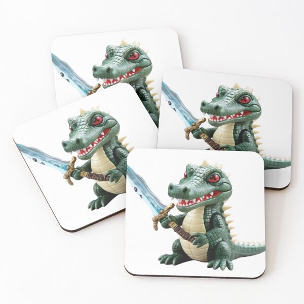 Item preview, A crocodile holding a sword designed and sold by Designfs.
