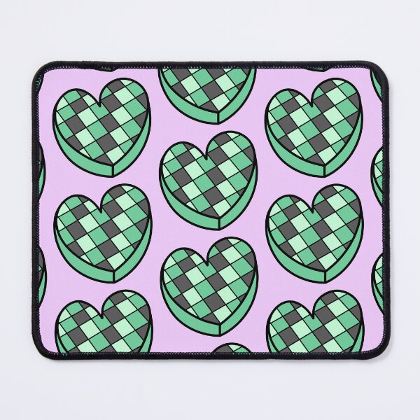 Item preview, Halloween Themed Heart Shaped Candy with Checkered Pattern Green/Mint designed and sold by MrsCreative1.