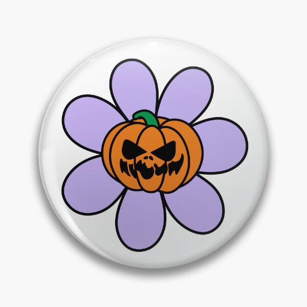 Item preview, Copy of Copy of Halloween Flower with Pumpkin Center Purple and Orange designed and sold by MrsCreative1.