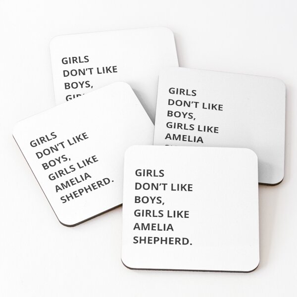 Item preview, girls don't like boys girls like amelia shepherd designed and sold by -Joanne-.