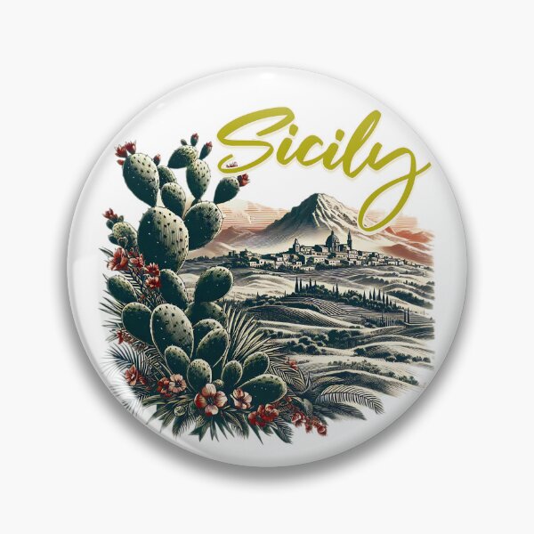 Item preview, SICILY - OPUNTIA AND THE VOLCANO LANDSCAPE  designed and sold by justyna-s28.