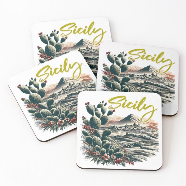 Item preview, SICILY - OPUNTIA AND THE VOLCANO LANDSCAPE  designed and sold by justyna-s28.