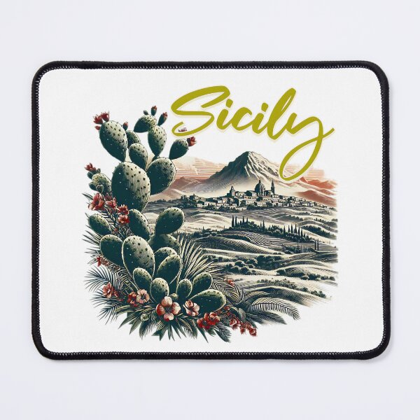 Item preview, SICILY - OPUNTIA AND THE VOLCANO LANDSCAPE designed and sold by justyna-s28.