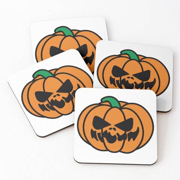 Item preview, Spooky Faced Halloween Pumpkin Orange designed and sold by MrsCreative1.