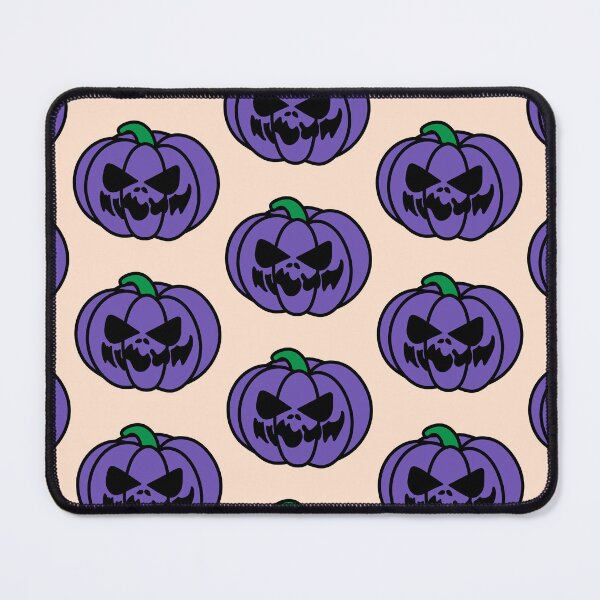 Item preview, Spooky Faced Halloween Pumpkin Purple designed and sold by MrsCreative1.