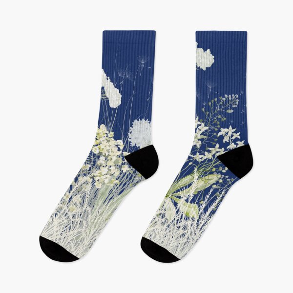 Item preview, Wildflower Meadow with Blue Background designed and sold by TurquoiseBird.