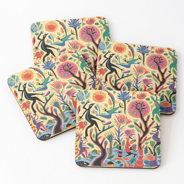 Item preview, Playful Jungle Creatures - Vibrant Abstract Art #2 designed and sold by NatureSight.