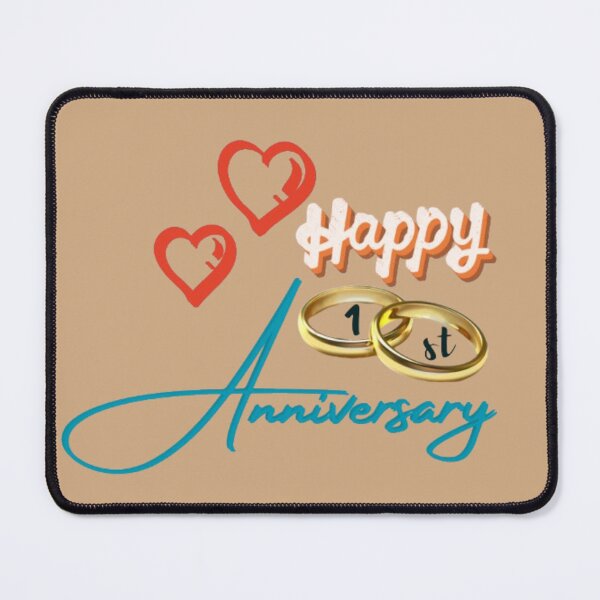 Item preview, Blooming Love: Happy 1st Anniversary designed and sold by ValsaArt.