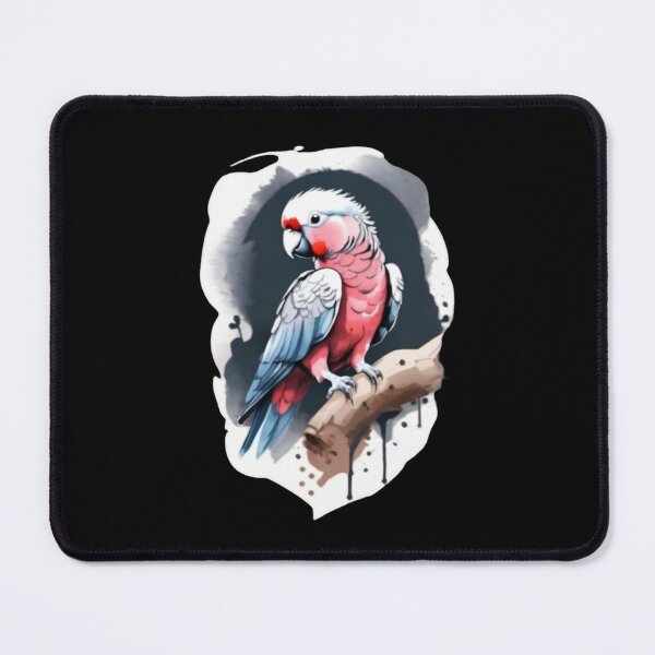Item preview, grey galah watercolor designed and sold by EuropeanPrints.