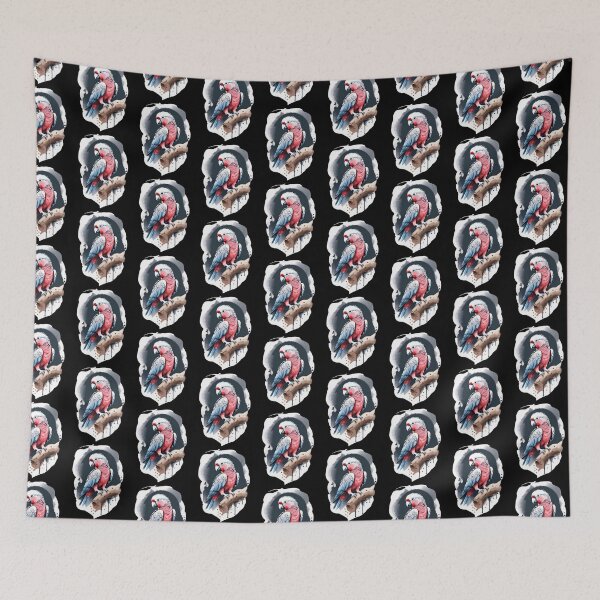 Item preview, grey galah watercolor designed and sold by EuropeanPrints.