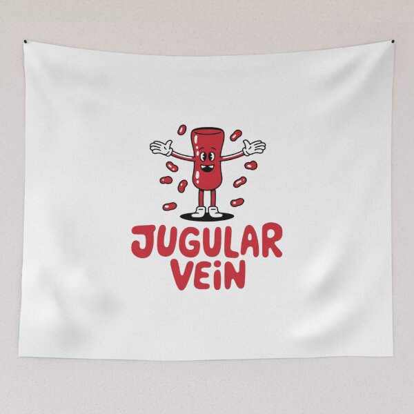 Item preview, Funny Anatomy Jugular Vein - Nurse Doctor Medical Student Biology Juggling Pun  Funny Cute Juggler Veins  designed and sold by SOUFIANE1991.