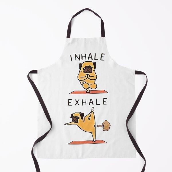 Item preview, Inhale Exhale Funny Dog Yoga designed and sold by Vicky021.