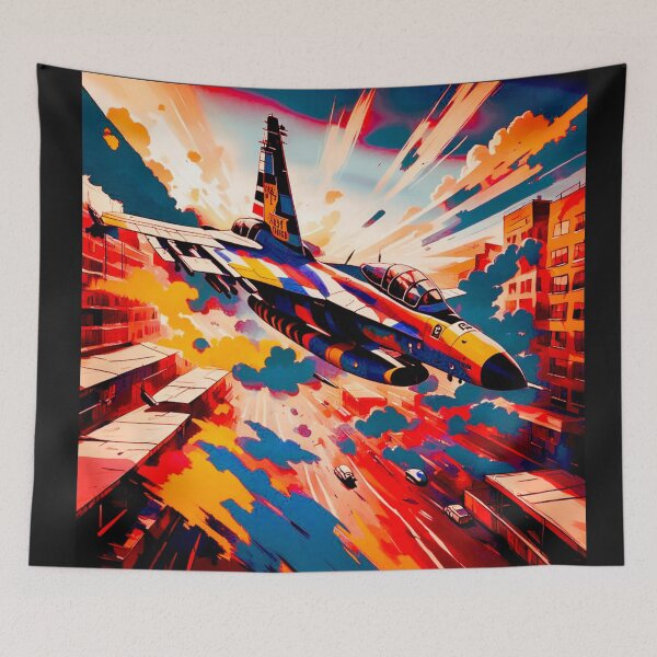 Item preview, Military graffiti  f-18 ish designed and sold by Helios Be. Lavsh.