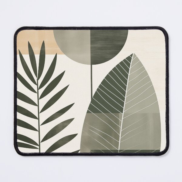Item preview, Minimalistic leaves. Contemporary art of flora designed and sold by GiriaGallery.