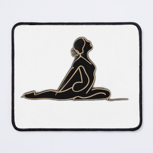 Item preview, Minimalistic Illustration Yoga Posture designed and sold by homeaven.