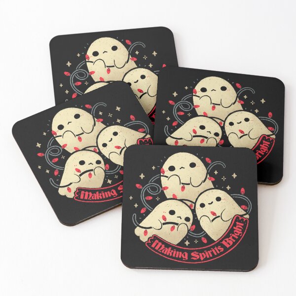 Item preview, Cute Ghosts Making Spirits Bright designed and sold by xMorfina.