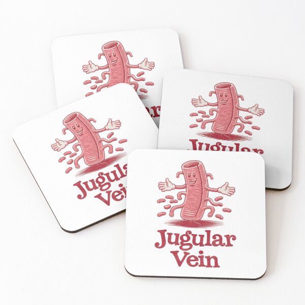 Item preview, Funny vintage Anatomy Jugular Vein - Nurse Doctor Medical Student Biology Juggling Pun  Funny Cute Juggler Veins  designed and sold by SOUFIANE1991.