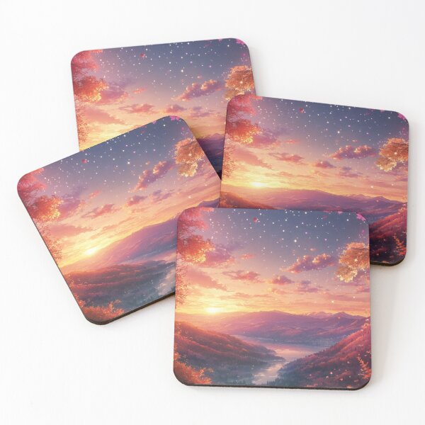 Item preview, Mountains in Autumn Scenery  designed and sold by NicolasGlowArt.