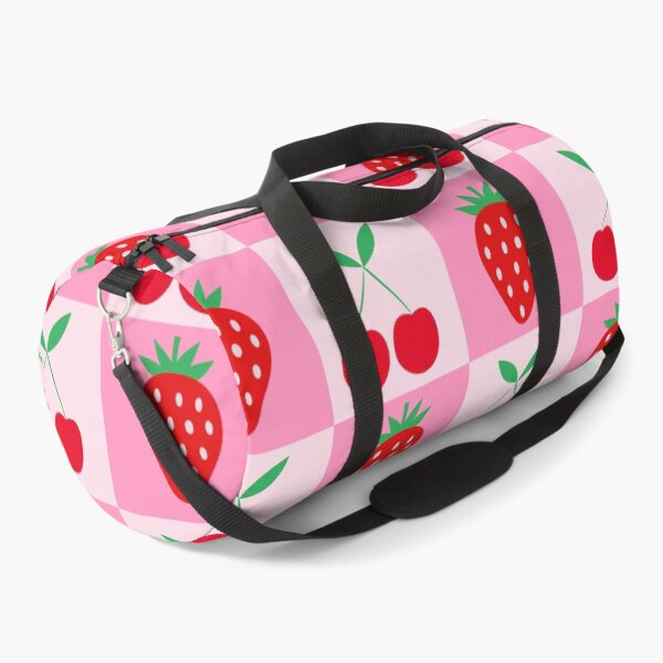 Item preview, Checkered Cherries with Strawberries Pattern  designed and sold by Yasminepatterns .