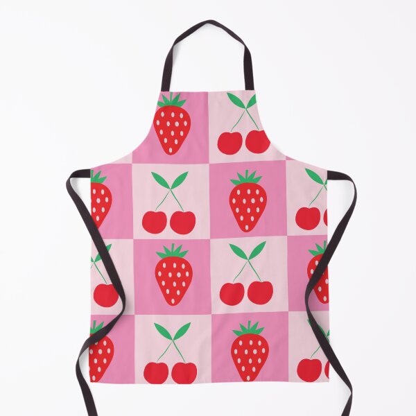 Item preview, Checkered Cherries with Strawberries Pattern designed and sold by Yasminepatterns .