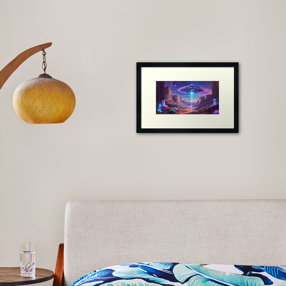 Item preview, Framed Art Print designed and sold by eXtraHumans.