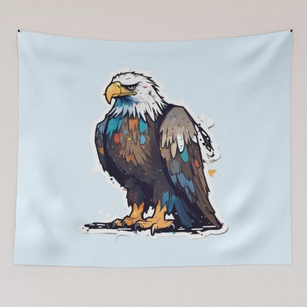 Item preview, Paint Splatter Eagle designed and sold by Planetporridge.