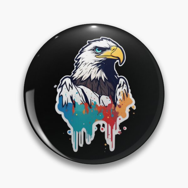 Item preview, Paint Splatter Eagle Art designed and sold by Planetporridge.