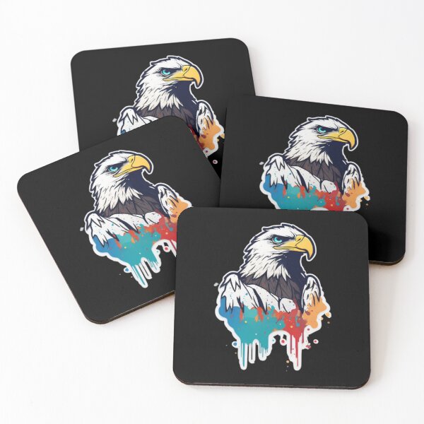 Item preview, Paint Splatter Eagle Art designed and sold by Planetporridge.