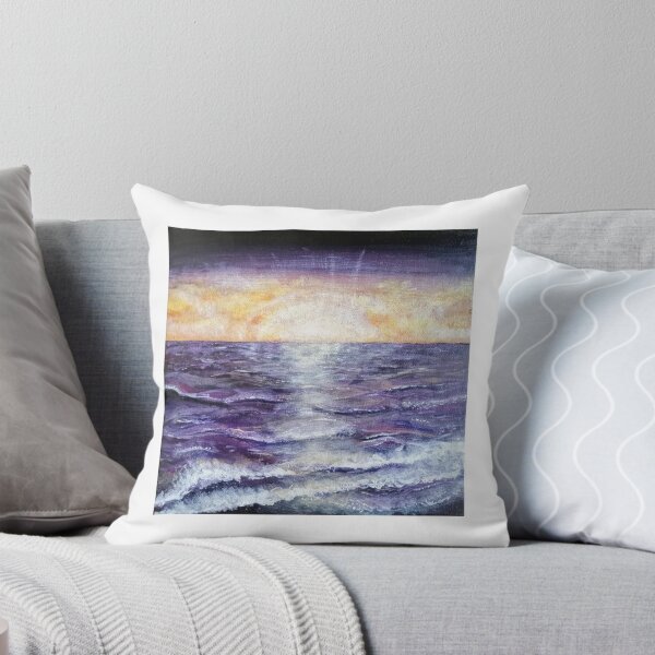 Item preview, Sundown Ocean Violet - Sunset at the sea in violet designed and sold by NasobemArt.