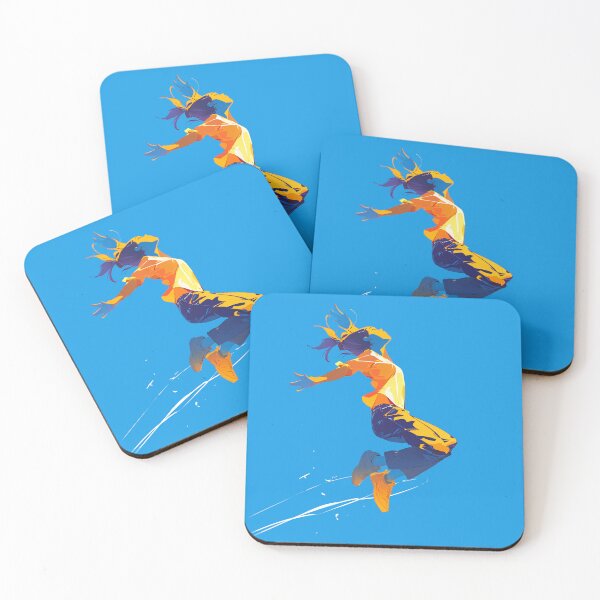 Item preview, Adrenaline Jump - Dynamic Minimalist Silhouette designed and sold by Windy-market.