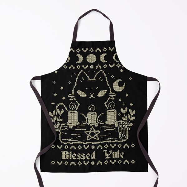 Item preview, Blessed Yule Black Cat UGLY CHRISTMAS designed and sold by xMorfina.