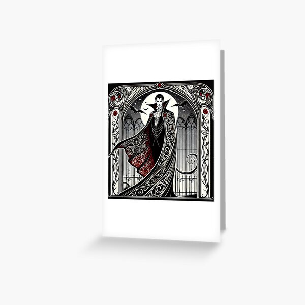 Item preview, Art Nouveau Vampire Design – Count Dracula Halloween Classic designed and sold by NSB-Design.