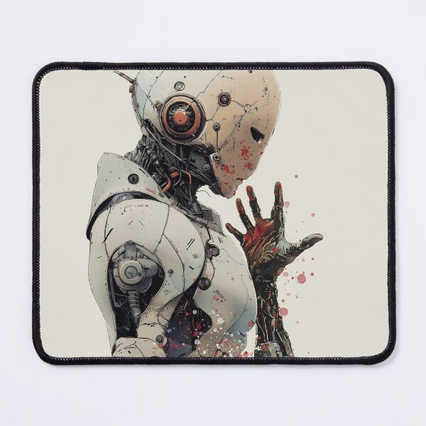 Item preview, Sci fi futuristic robot android designed and sold by OdinsBigBeard.