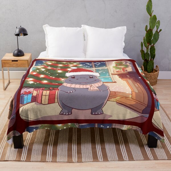 Item preview, Moo Deng baby hippo Thailand hippopotamus cute hippo in Christmas holiday   designed and sold by bkeer abobkr.