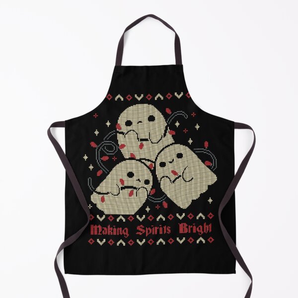Item preview, Cute Ghosts Making Spirits Bright UGLY CHRISTMAS designed and sold by xMorfina.