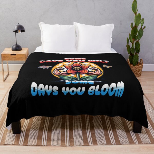 Item preview, Positive Affirmations – Retro "Some days you milt some days you bloom" Design for T-Shirts, Mugs, Stickers & More designed and sold by artedigital99.