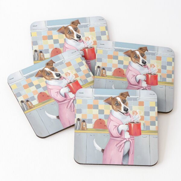 Item preview, Dogs - Coffee Puppy  designed and sold by CanvasCarousel.