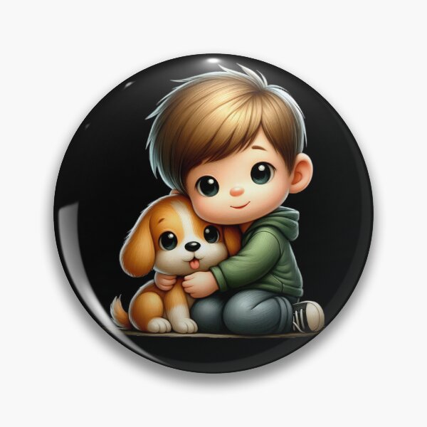 Item preview, A boy and his dog designed and sold by Aleksandar Kostjuk.
