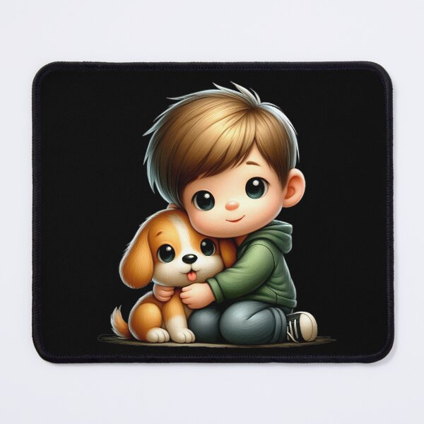 Item preview, A boy and his dog designed and sold by Aleksandar Kostjuk.