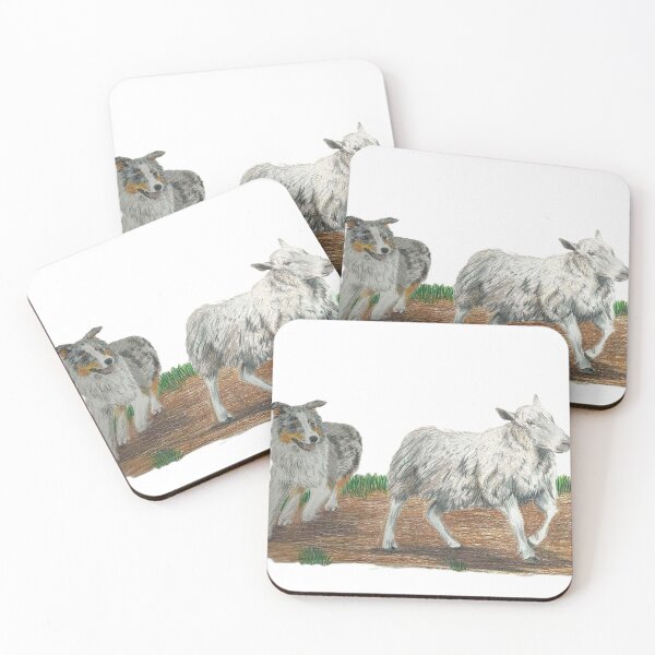 Item preview, Australian Shepherd herding designed and sold by jazzymbf.
