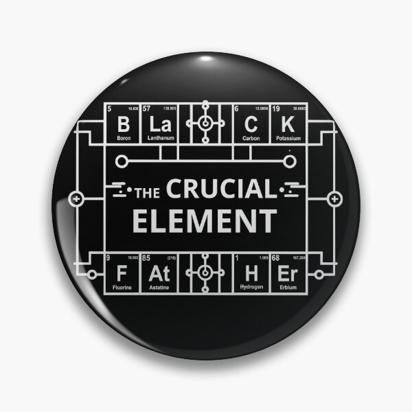 Item preview, Black Father The Crucial Element Black Dad Periodic Table designed and sold by Chmielayka.