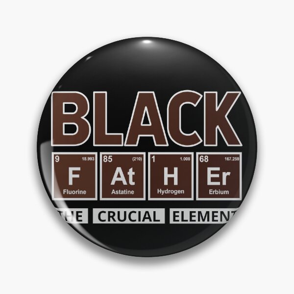 Item preview, Black Father The Crucial Element Black Dad Periodic Table designed and sold by Chmielayka.