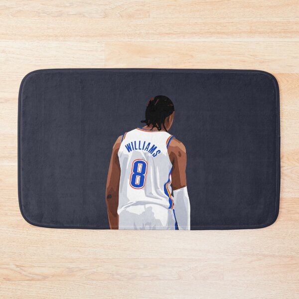 Item preview, Jalen Williams Vector Back above Waist Qiangy designed and sold by qiangdade.