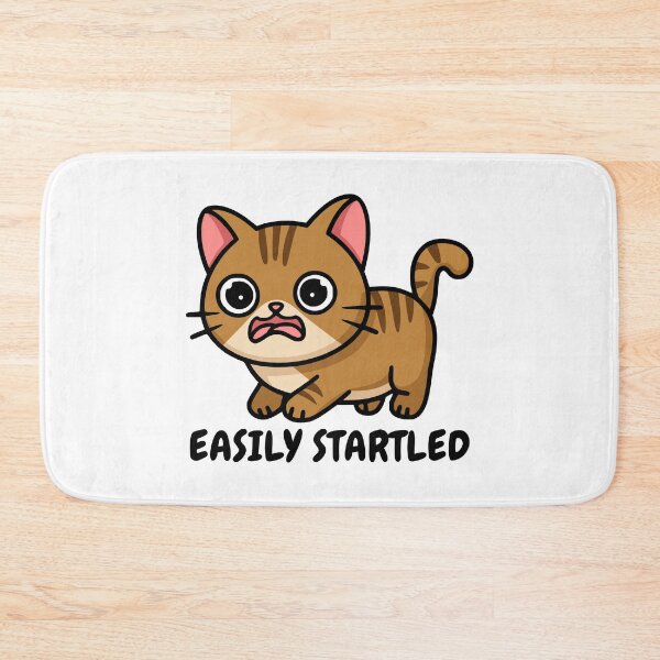 Item preview, Easily Started! Cute Scared cat designed and sold by PMCreative.