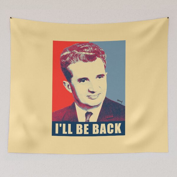 Item preview, I'LL BE BACK, Ceausescu the dead dictator designed and sold by by-nanu.