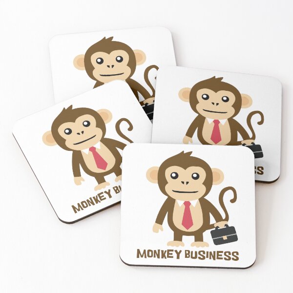 Item preview, Monkey Business! Cute Monkey Pun designed and sold by PMCreative.