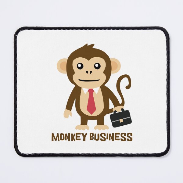 Item preview, Monkey Business! Cute Monkey Pun designed and sold by PMCreative.