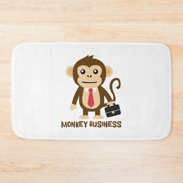 Item preview, Monkey Business! Cute Monkey Pun designed and sold by PMCreative.